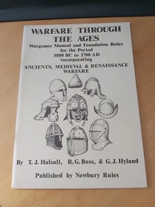 Warfare Through The Ages Wargames Manual Rules 3000BC - 1700 AD ancient medieval - Imagen 1 de 7