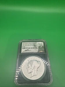 2023 2 oz Silver WEINMAN PEACE DOLLAR Ultra High Relief NGC Reverse PF 70 1921 - Picture 1 of 4