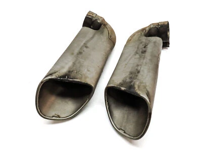 2004-2006 PORSCHE CAYENNE (955) TUBO SILENCIADOR TRASERO IZQUIERDO Y DERECHO JUEGO DE PUNTAS DE ESCAPE-2 Foto 1 de 4