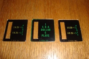 3 Bally Pinball Coin Entry Plastics, New, Cheap Shipping! - Imagen 1 de 1