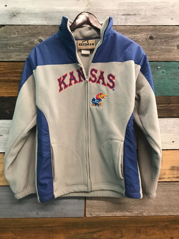 Child Size Large Kansas Jayhawks Jacket Heisman by Reebok — 第 1/4 张图片