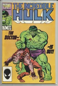 Cómic "directo" de colección 1986 The Incredible Hulk #320 (Marvel) ALTA CALIDAD - Imagen 1 de 2