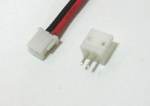 Conector de 1,5 mm 2 pines RC juguete batería eléctrico servo GPS MP3 cable cable cabezal x20 - Imagen 1 de 4