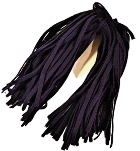 Wool Strips Rug Hooking  EGGPLANT  18” long #8 Blade Cut 50 ct. Dorr Mill - Picture 1 of 2