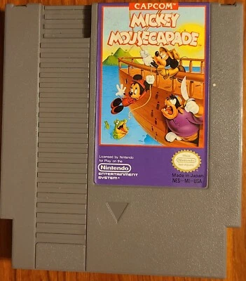 Nintendo NES Mickey Mousecapade Game Cartridge  1985 Authentic & Tested - Image 1 of 4