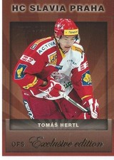 2012-13 Czech OFS Exclusive TOMAS HERTL #92 Hc Slavia Praha