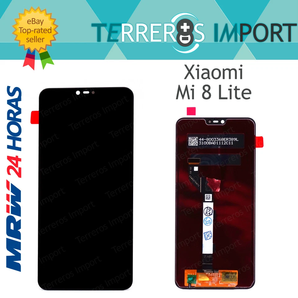 Pantalla Completa LCD Original para Xiaomi Mi 8 Lite M1808D2TG Negro 6,26" - Imagen 1 de 1