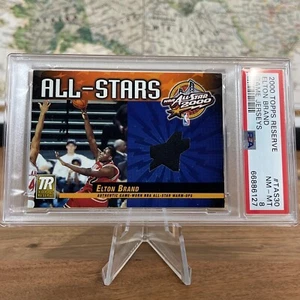 2000 Topps Reserve Elton Brand Game Jerseys Allstar Memorabilia PSA8 POP1 - Picture 1 of 4