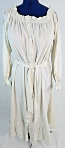 Eloquii women's belted off shoulder Linen Blend shift dress size 18 / 20 - Picture 1 of 6