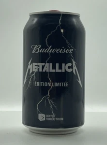 2015 Budweiser Empty Can METALLICA Sold in Quebec City - Limited Edition - Picture 1 of 4