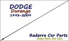 1998-2009 Dodge Durango - 32" Black Stainless AM FM Antenna Mast