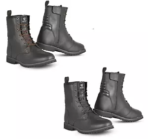 R-Tech Royal WR Motorcycle Motorbike Touring Leather Boots Riding Urban CE - Picture 1 of 17