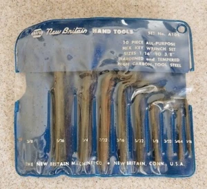 Napa 9 Piece Allen Wrenches From 9/64" to 1/4" #29 - Imagen 1 de 2
