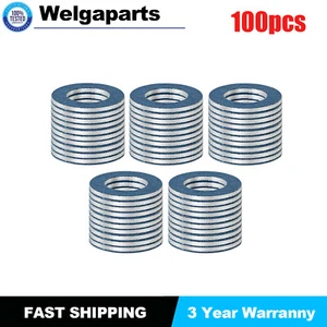 100X Oil Drain Sump Plug Washers Gasket Hole 9043012018 For Toyota Lexus Scion - Picture 1 of 14