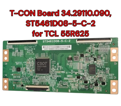TCL 34.29110.090 T-CON Board ST5461D08-5-C-2 for 55R625 - Image 1 of 3