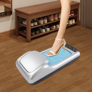 Grey Shoe Film Dispenser Foot-operated Shoe Film Machine for Home Shop Office US - Picture 1 of 13