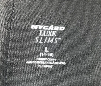 Nygard Luxe Slims Womens L(14-16) Skinny Cuff Leggings Houndstooth - Image 1 of 4