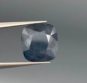 4,35ct blauer Rutilquarz Coushion Schliff aus Afghanistan - Bild 1 von 7