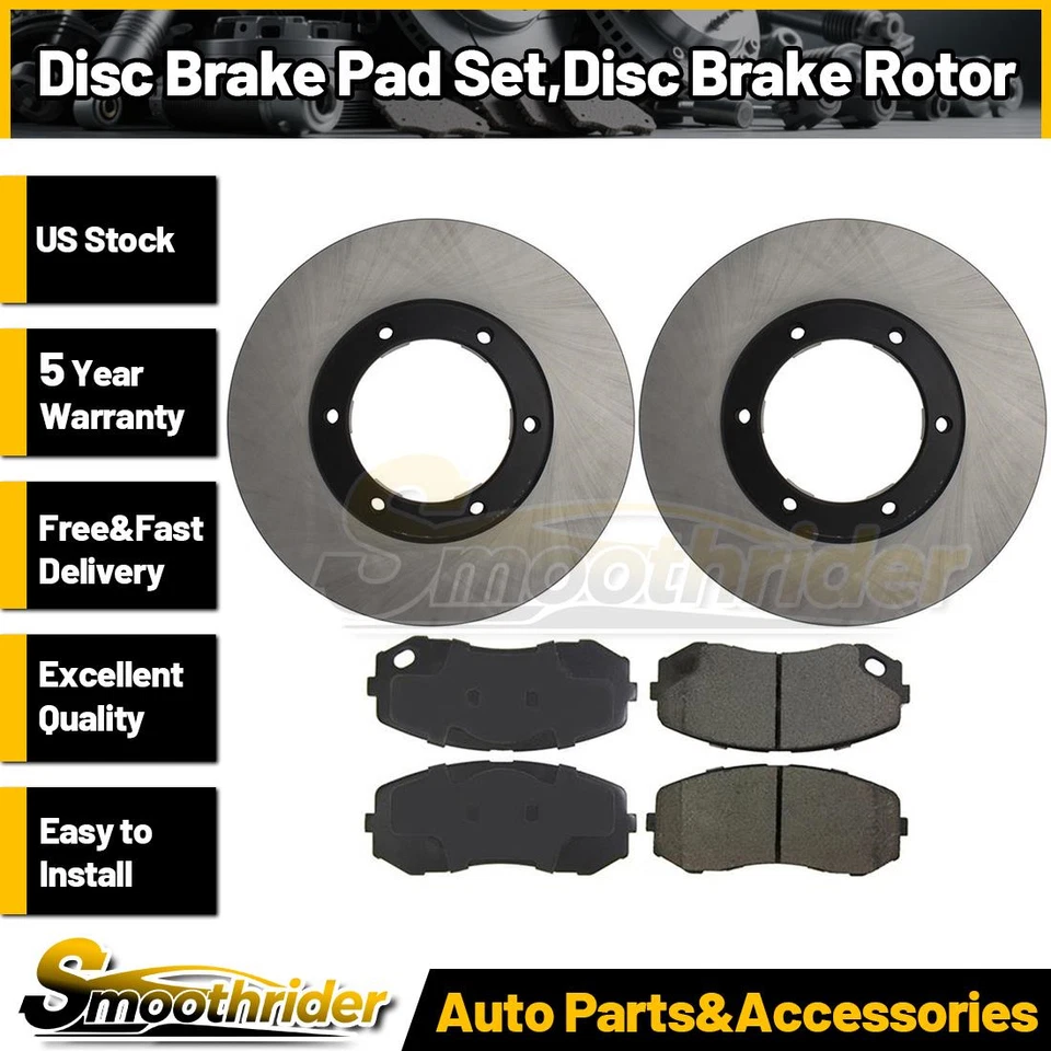 Juego de 3 pastillas de freno delanteras Centric rotor de freno para Mitsubishi Fuso FE145 2005-2011 Foto 1 de 4