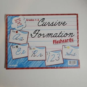 Abeka Cursive Formation Flashcards grades 1-2 homeschooling - Picture 1 of 5