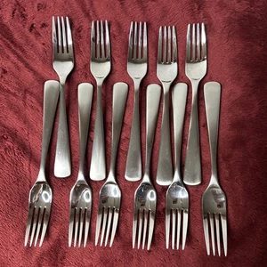 Studio William Stainless - Satin 18/10 7.25” Dessert Fork S Set of 11 - Picture 1 of 3