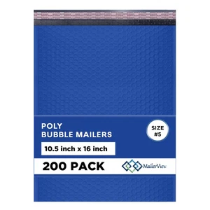Königsblau 10,5x16 Zoll Groß Poly Luftpolster Versandtaschen #5 | Gepolsterte Umschläge mit Auswahl - Bild 1 von 7
