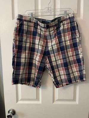 Pantalones cortos Tommy Hilfiger a cuadros talla 36 1D Foto 1 de 4