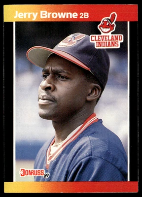 1989 Donruss Traded #T-44 Jerry Browne Indians - Image 1 of 2