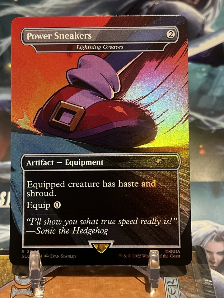 MTG | Power Sneakers - Lightning Greaves [Secret Lair Sonic]✨FOIL✨ - Image 1 of 1