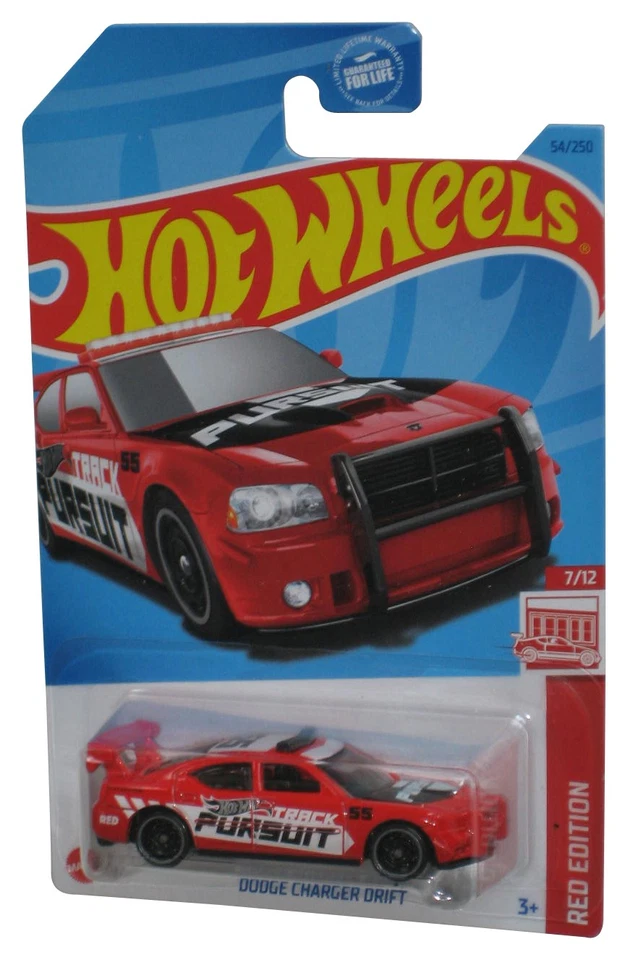 Hot Wheels Rosso Edizione 7/12 (2021) Rosso Dodge Caricabatterie Drift Toy Auto - Immagine 1 di 1