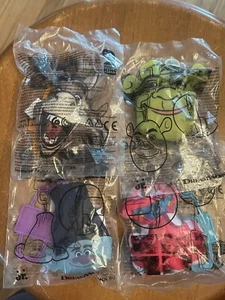 2025 BURGER KING DREAMWORKS BRANCH TROLL SHREK DONKEY TOYS  -LOT of 4- FREE SHIP - Picture 1 of 4