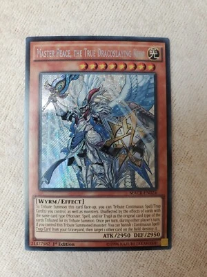 Yu-Gi-Oh! Master Peace, the True Dracoslaying King. MACR-EN024. Secret Rare. NM. - Image 1 of 4