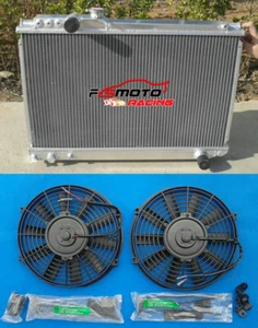 3Row Aluminum Radiator+Fan For 1986-1992 Toyota Supra Soarer MK3 7M-GTE Manual - Picture 1 of 7