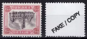BELGIEN TERMONDE UMGEKEHRTES ZENTRUM - NUR REFERENZBEISPIEL siehe Scan - kostenloser Versand USA - Bild 1 von 1