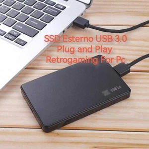 HARD DISK ESTERNO SSD USB3.0 PER PC MULTI CONSOLE RETROGAMING 14720 GAMES - Foto 1 di 15