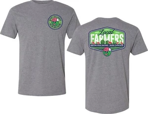 Ross Chastain 2025 Checkered Flag Melon Man Racing Support Local Farmer Tee - Picture 1 of 3