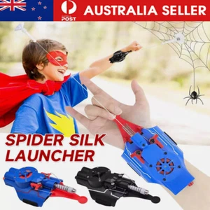 Web Shooter Launcher String Toy Electric Reel In Spider Web Shooters Boys Gift - Picture 1 of 14