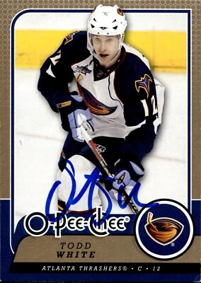 Todd White - Signed 2008-09 O-Pee-Chee Card #94 - Image 1 of 2