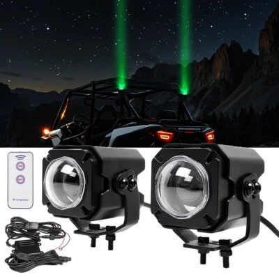 For John Deere Gator HPX 625I 825I 860I 855D XUV Pair Laser Whip Light Whipless - Image 1 of 4