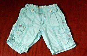 'Faded Glory' Shorts Girls Size 6 Turquoise Long Play Cute Modest (A-24) - Picture 1 of 1