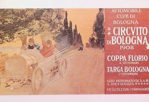 Cartolina CIRCUITO BOLOGNA Automobilismo 18768 - Imagen 1 de 2