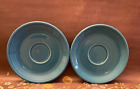 Fiestaware Lapis Blue Set of 2 Saucers USA