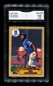Topps # 170 1987 Bo Jackson RC Royals GMA 10 gemas como nuevo - Imagen 1 de 1
