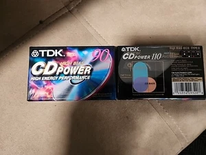 TDK CD Power High Bias 90 Minuten leere Audiokassette Band PWR-90 neu versiegelt - Bild 1 von 1