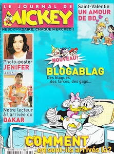 LE JOURNAL DE MICKEY N° 2799 . février 2006  + photo poster à détacher : JENIFER - Picture 1 of 1