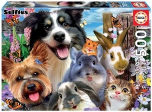 Rompecabezas Educa 500 piezas - Yard Buddies Selfie - Imagen 1 de 1