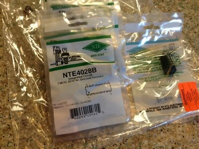 NTE NTE4028B  lot of 18 New in bags - Image 1 of 3