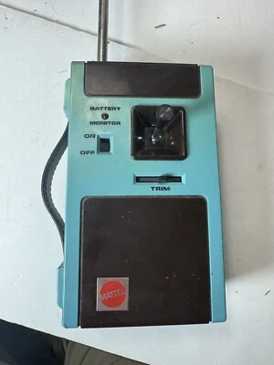 Vintage 1971 Mattel R/C 6699-0160 Blue Model Airplane Remote Controller Untested - Изображение 1 из 4