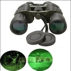 Tag / Nacht 60x50 Militär Armee Zoom leistungsstarke Fernglas Optik Jagd Camping - Bild 1 von 10