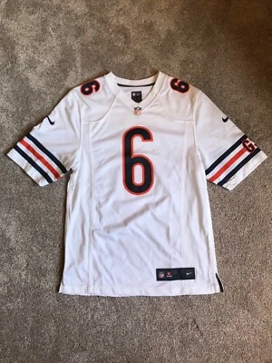 Camiseta de los Chicago Bears de la NFL #6 Jay Cutler (equipo visitante) talla S Foto 1 de 4